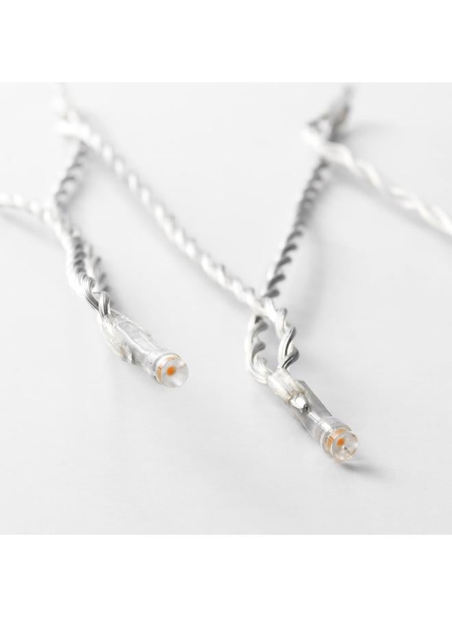 Zaboon LED lighting chain with 12 lights, indoor/battery-operated silver-colour - Image 4