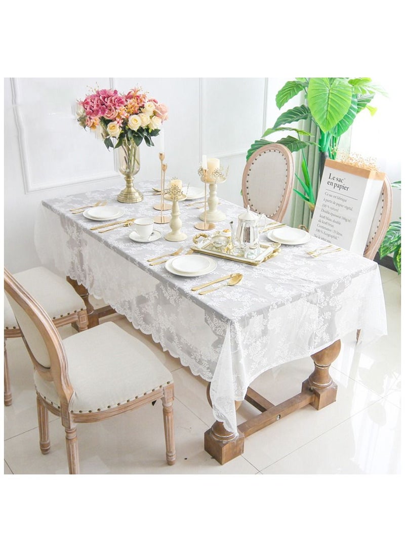 Romantic Pattern Lace Tablecloth Placemat  - Image 1