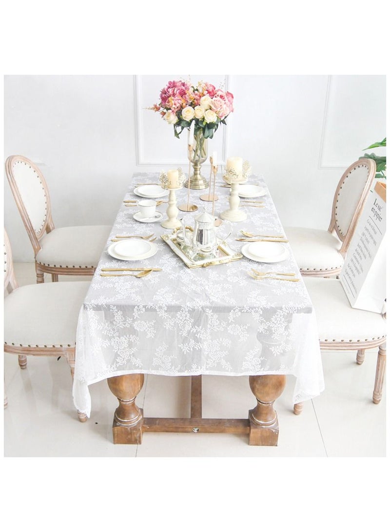 Romantic Pattern Lace Tablecloth Placemat  - Image 2