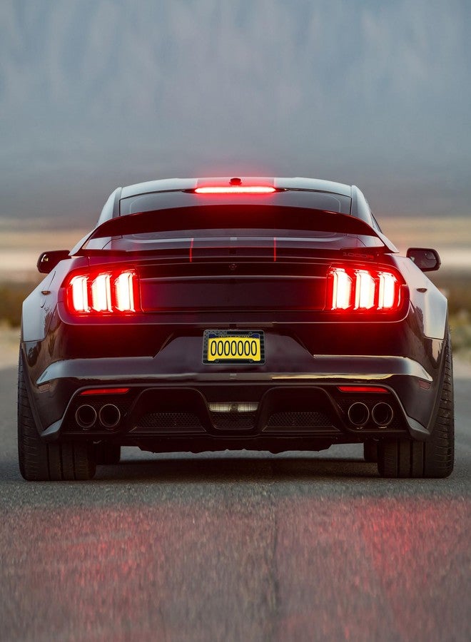 Aootf American Flag License Plate Frames- Black Plastic USA Flag Car Tag Holder with Screws Caps and Patriotic Decals，2 Pack Rustproof Frames for Front Rear - Image 5