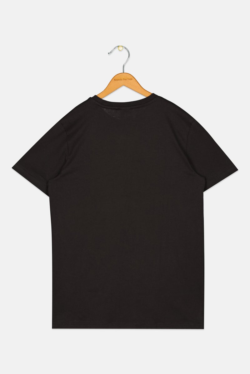 PUMA Kids Boy Short Sleeve Outdoor T Shirt, Black Combo - Image 2