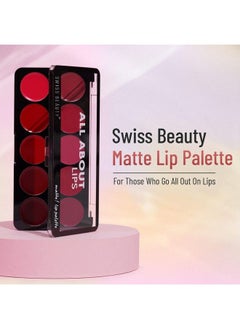 All About Lip Palette With 10 Pigmented Colors ;Creamy Matte Finish Lip Colors Lipstick ;Travel Friendly Lip Palette ; Multicolor03 12 Gm ; - pzsku/ZE1722F2C122FCCCB0F97Z/45/_/1687593212/ff891c78-74c3-46c1-ae34-be5ff227d361