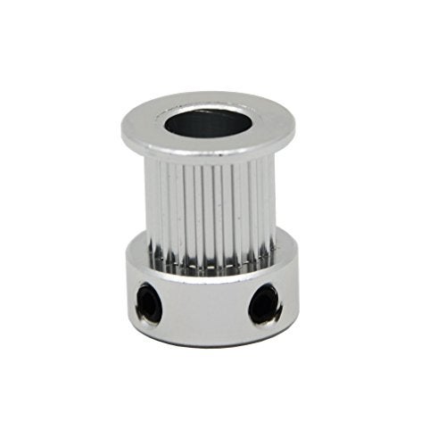 ReliaBot 5PCs Aluminum 2GT Timing Pulley 20 Teeth Bore 8mm for 3D Printer 10mm Width 2GT Timing Belt - Image 5