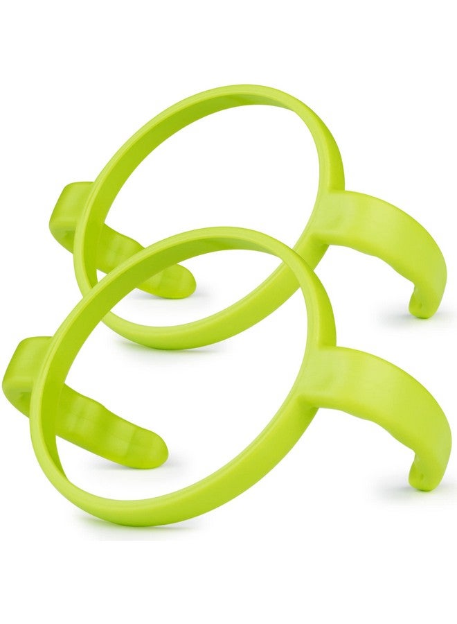 CHUBBIEE Baby Bottle Handles For Comotomo 5 Ounce & 8 Ounce Silicone Baby Bottles Compatible Comotomo Bottle Holder For Baby Pack Of 2 Green - Image 1