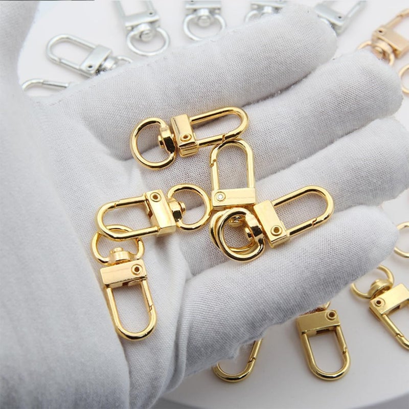 RED APPEL Metal Clasps Lobster for Handbag, Spring Ring, Purse Dog Hook, Key Chain Swivel Trigger Snap Hook DIY and Purse Making Accessories - Image 4