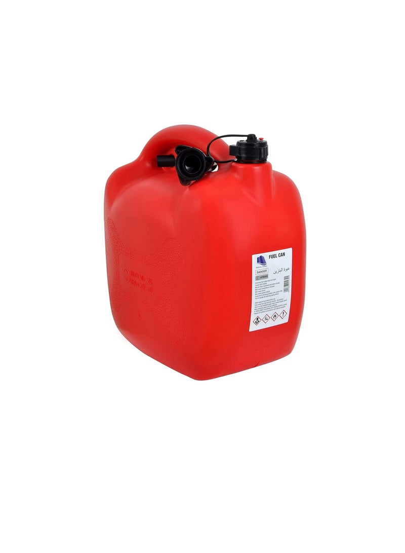 Generic Jerry Can PVC Fuel Can Container for Oil Petrol Diesel Storage Moving Red Cans, UN Regulations Approved Heavy Duty Backup Petrol Tanks Mount for... - Image 1