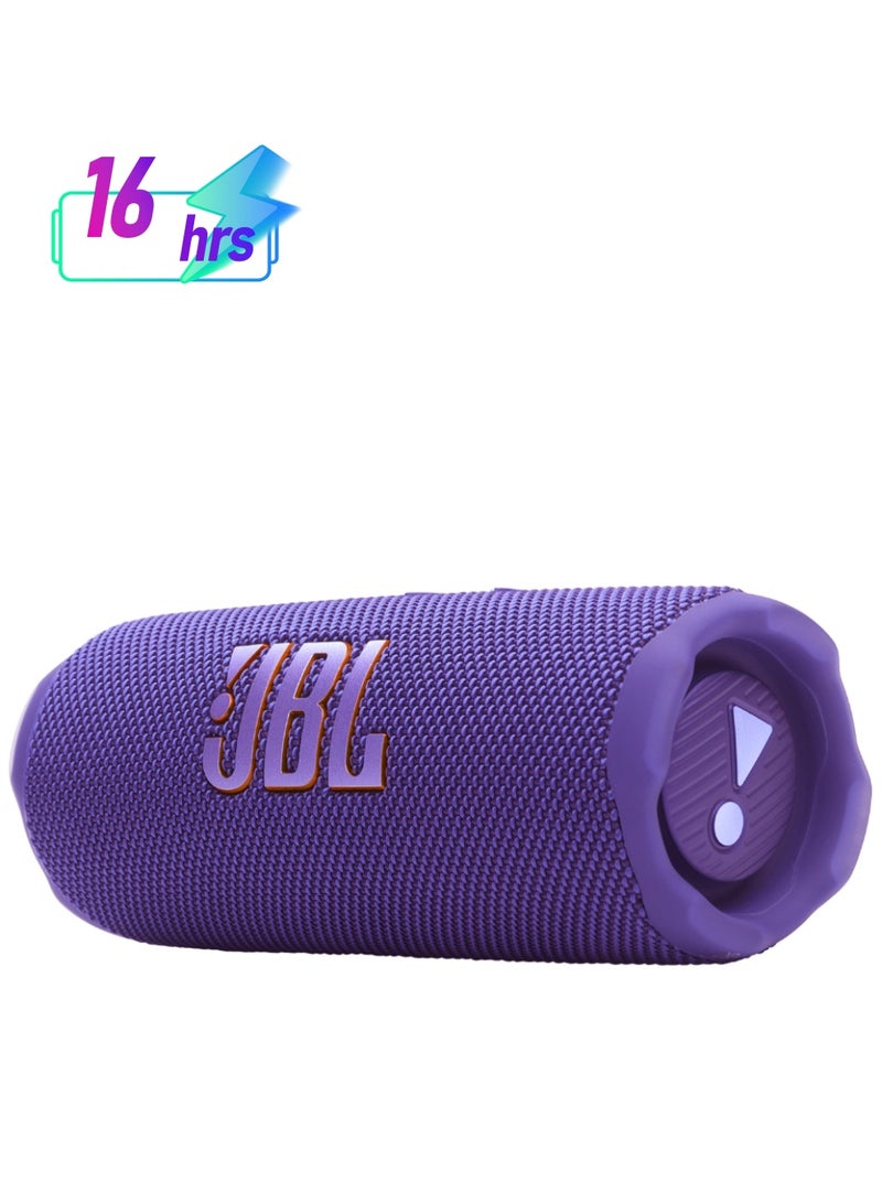 JBL Flip 7 - Sound With Ai Sound Boost, Up To 16 Hours Of Playtime, Multi-Speaker Connection Via Auracast, And Waterproof, Dustproof, Drop-Proof Design For All Adventures Purple - Image 1