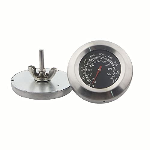 FANTIA 3" BBQ Gauge Thermometer Charcoal Grill Smoker Temperature Barbecue Fahrenheit and Heat Indicator Stainless Steel Temp Gauge - Image 4
