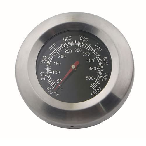 FANTIA 3" BBQ Gauge Thermometer Charcoal Grill Smoker Temperature Barbecue Fahrenheit and Heat Indicator Stainless Steel Temp Gauge - Image 3