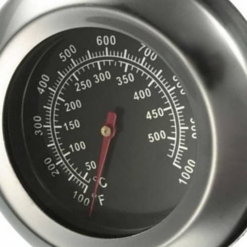 FANTIA 3" BBQ Gauge Thermometer Charcoal Grill Smoker Temperature Barbecue Fahrenheit and Heat Indicator Stainless Steel Temp Gauge - Image 2