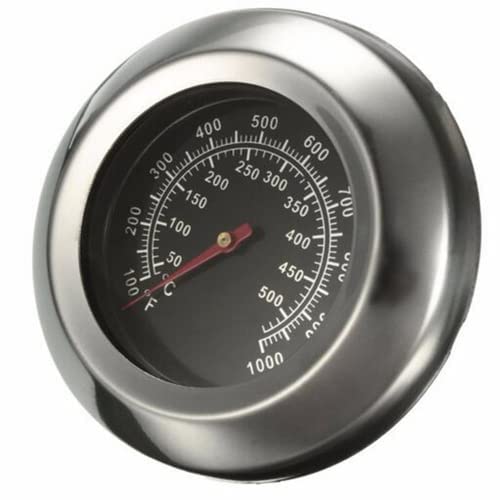 FANTIA 3" BBQ Gauge Thermometer Charcoal Grill Smoker Temperature Barbecue Fahrenheit and Heat Indicator Stainless Steel Temp Gauge - Image 1
