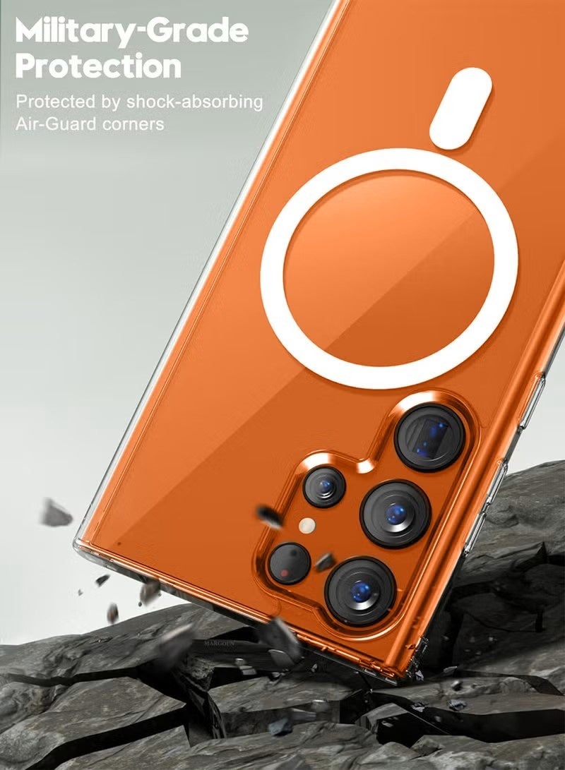 general Samsung Galaxy S26 Ultra Clear Magnetic Case – [Qi2 Certified] Ultra-Slim Anti-Yellowing TPU Bumper – Transparent Protective Cover for S26 Ultra 6.9" (2026) - Image 2