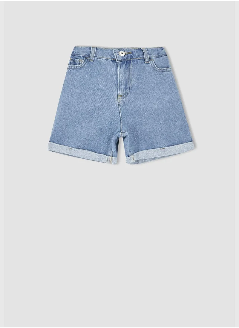 ديفاكتو Mom Fit Mini Jean Short