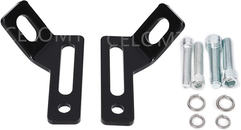 CELOMT Tie-Downs Bracket Mount Kit for Harley Davidson Touring Models (1993-2021) - Black - Image 1