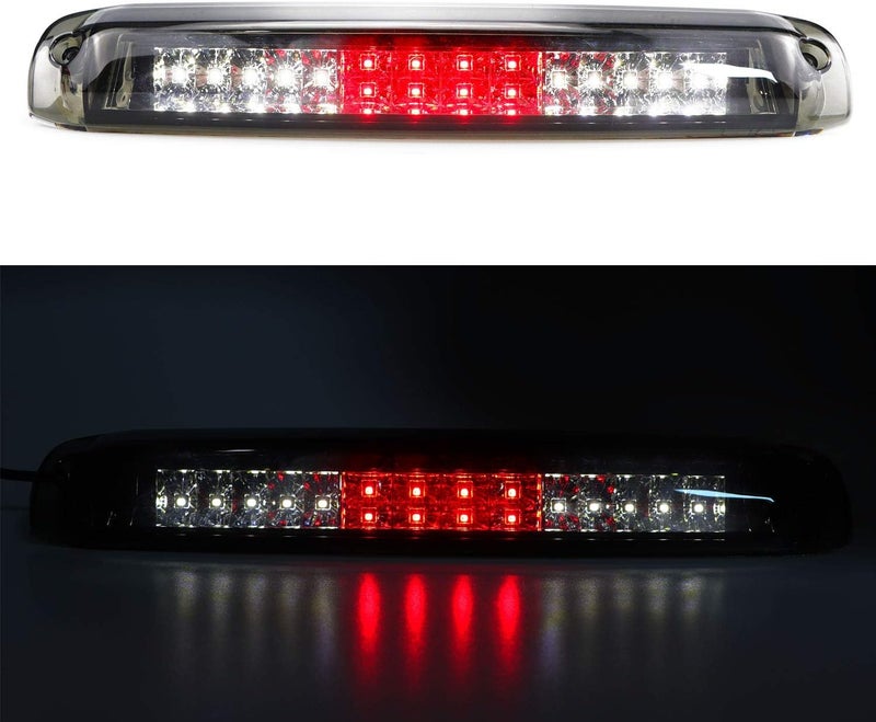 Tresound LED 3rd Third Brake Light for 1999-2007 Chevy Silverado/GMC Sierra 1500 2500 3500 HD Classic, Cargo Lamp High Mount Stop Tail light (Chrome Housing + Smoke Lens) - Image 1