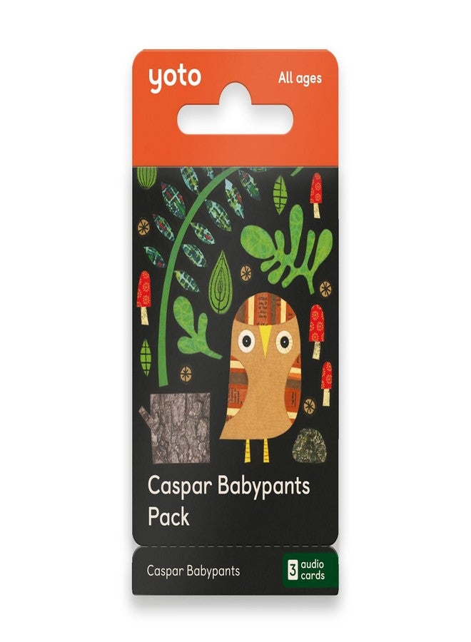 YOTO Caspar Babypants Pack - 3 Kids Audiobook Cards for Use with Player & Mini All-in-1 Audio Player, Screen-Free Listening with Fun Festive Music for Playtime Travel & Holiday Parties, Ages 0+ - Image 1