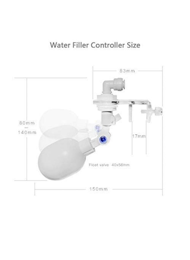 CMGTYYD Float Ball Valve, Aquarium Auto Water Filler Water Level Controller for Fish Tank Adjustable Float Valve Top-Off Water System for Aquarium - Image 2