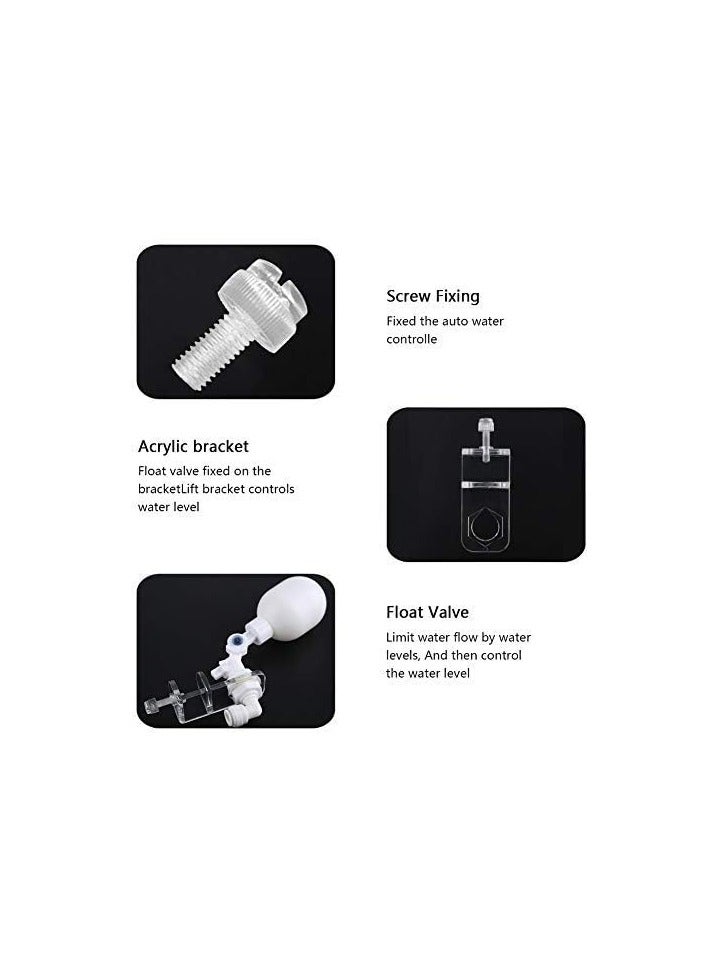 CMGTYYD Float Ball Valve, Aquarium Auto Water Filler Water Level Controller for Fish Tank Adjustable Float Valve Top-Off Water System for Aquarium - Image 5