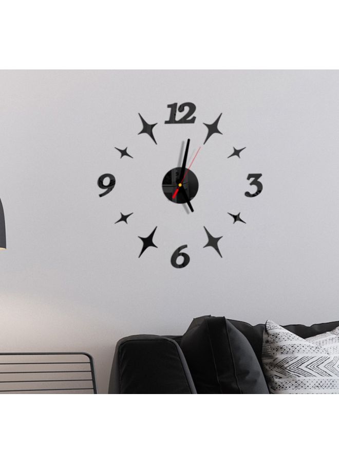 نيبمينينت Star Themed Wall Clock Black 14x10x4cm - Image 3
