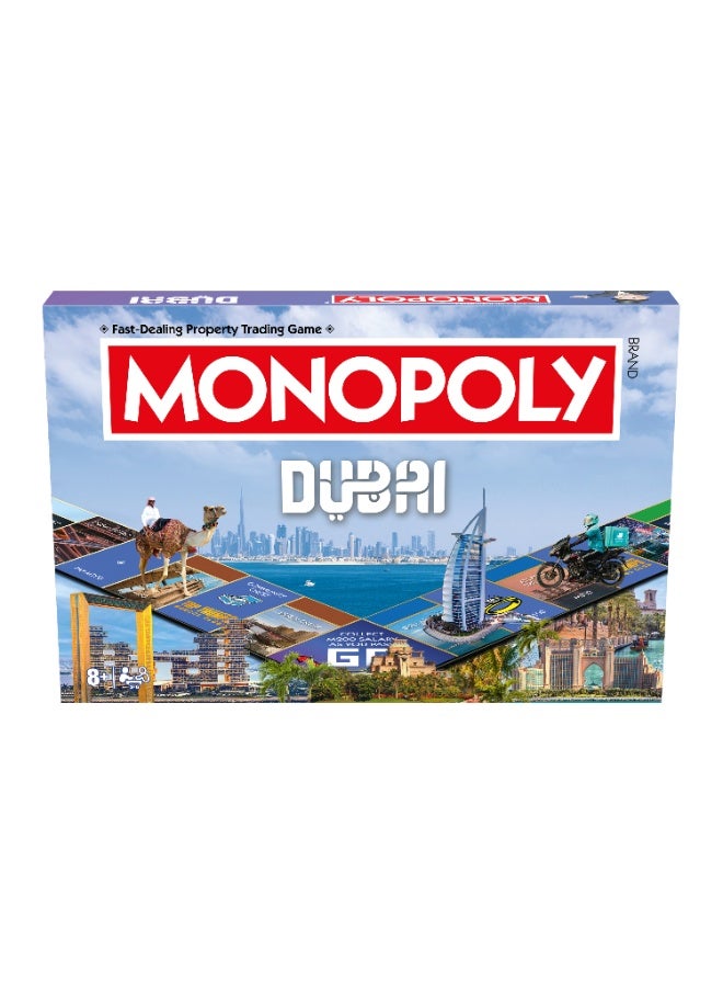 Winning Moves Monopoly Dubai UAE Official Refresh New Edition 2 | Board Game | Family Game | Challenging Game | Strategy Games | Games for Kids and Adults - Image 1