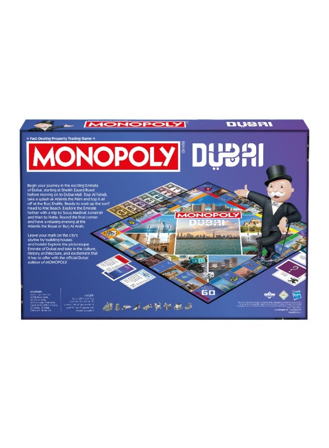 Winning Moves Monopoly Dubai UAE Official Refresh New Edition 2 | Board Game | Family Game | Challenging Game | Strategy Games | Games for Kids and Adults - Image 5