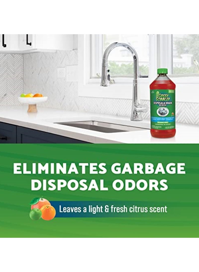 GREEN GOBBLER - Garbage Disposal & Kitchen Sink Drain Cleaner 946 ML - Image 1