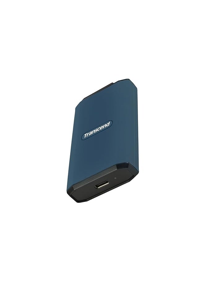 ترانسيند 11 Transcend 1 TB External SSD, Up to 2000MB/s, Supports Apple 4K 60fps ProRes, USB Hard Drive for iPhone15,16,17/iPad/Mac//PS5/Windows/Android, IPX5 USB 3.2 Gen2 Portable SSD.TS1TESD410C (1, TB) - Image 1