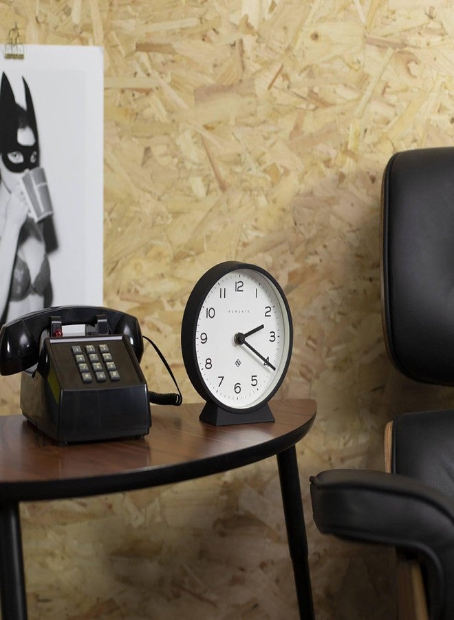 NEWGATE® M Mantel Echo Desk Clock | Modern Round Design | Black | Easy to Read Numbers | Contemporary Style for Desk, Table, Shelf or Bedside - Image 3