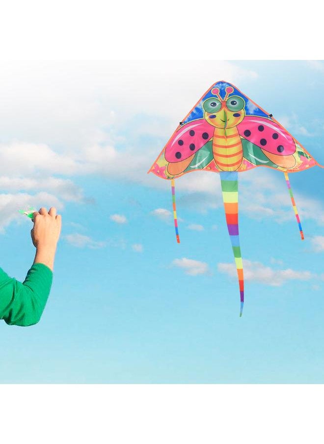 Thoraya Cartoon Triangle Kite Child Kite Toy for Family Fun for Outdoor Activity No.1  - Image 5