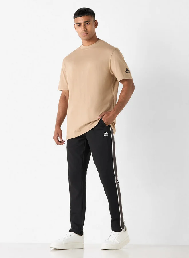 كابا تيشيرت بأكمام قصيرة وشعار من كابا