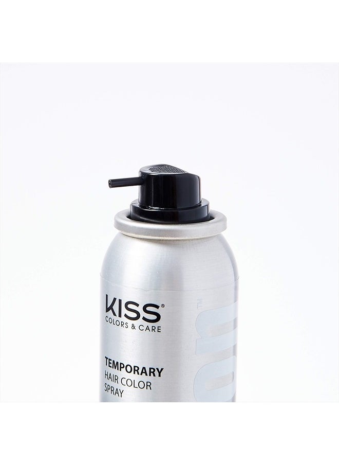 KISS Tintation Temporary Hair Color Spray Black 80g  - Image 4