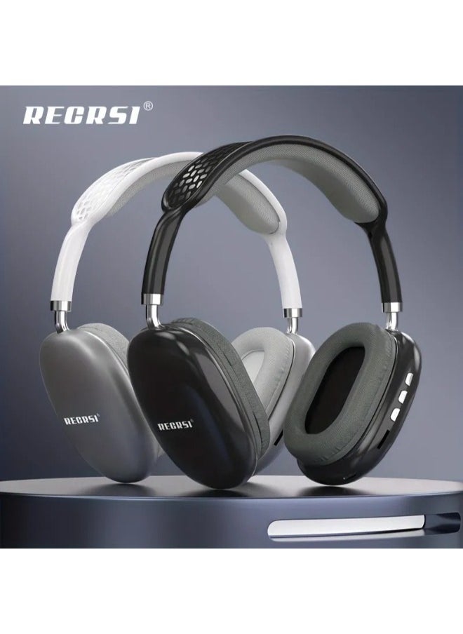 RECRSI - Recrsi RE-NY024 Wireless Over Ear Headphone Bass Booster Polymer Lithium battery 200mAh Headset 5V Wireless Listening NFC Technology. - Image 1