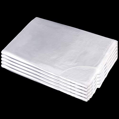 ZEONHAK 150 PCS Disposable Hair Salon Capes, 63 x 51 Inch Hair Cutting Cape, Disposable Barber Capes Waterproof Shampoo Cape for Home, Salon Hairdressing, Clear - Image 4