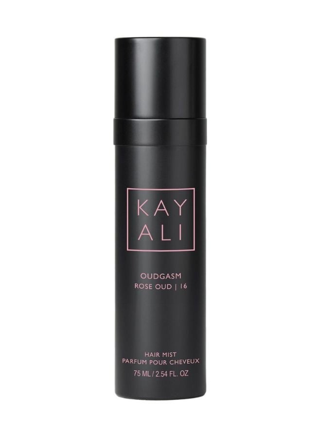 كايالي كيالي عودجازم  روز عود | 16 رذاذ للشعر - 75 مل (رذاذ عطري فاخر خفيف الوزن مملوء بالورد والعود والأخشاب الدافئة لشعر معطر يدوم طويلاً) - Image 1