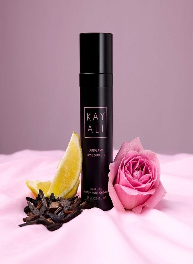 كايالي كيالي عودجازم  روز عود | 16 رذاذ للشعر - 75 مل (رذاذ عطري فاخر خفيف الوزن مملوء بالورد والعود والأخشاب الدافئة لشعر معطر يدوم طويلاً) - Image 5