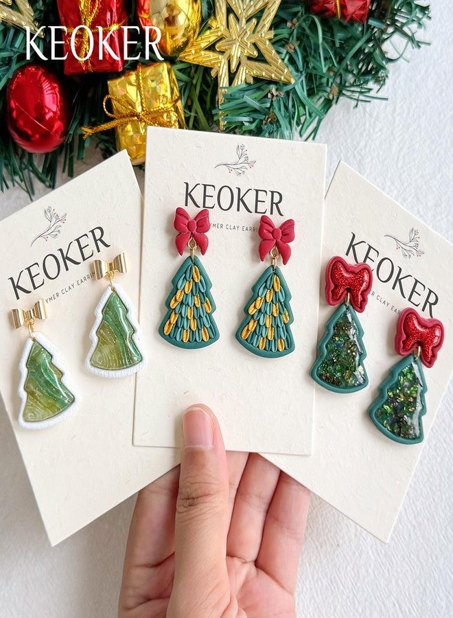 Keoker Christmas Embedded Clay Cutters, Christmas Polymer Clay Cutters, 12 Shapes Christmas Clay Cutters for Polymer Clay Jewelry, Polymer Clay Christmas Cutters, Polymer Clay Cutters Christmas - Image 5