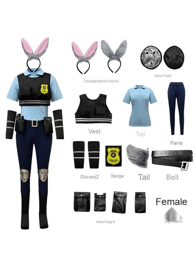 Judy the Rabbit's Complete Cosplay Costume for "Zootopia" - Image 1