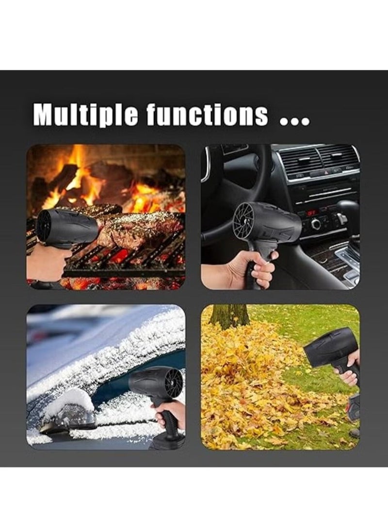 JAJEEK 48V Mini Jet Turbo Fan with Lithium-Ion Battery – Portable High-Power Handheld Blower, Cordless, Rechargeable, Powerful Airflow, Ideal for Outdoor, DIY, and Household Use  - Image 3