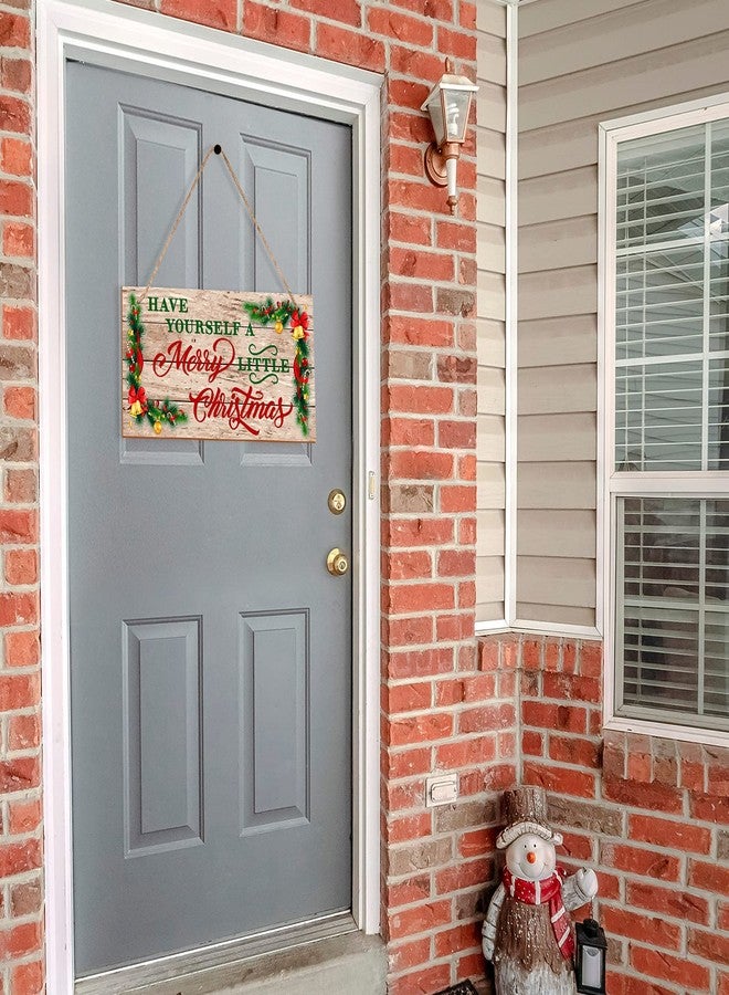 لوحة خشبية معلقة من خشب مارسوي، ديكور ريفي لعيد الميلاد، مكتوب عليها "أتمنى لكم عيد ميلاد سعيدًا"، لوحة خشبية معلقة على الحائط، ديكور منزلي للعطلات، ديكورات داخلية وخارجية - Image 5