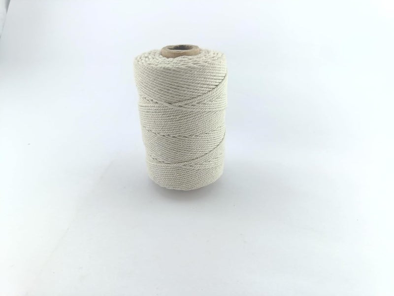 advancedestore advancedestore (100Grams) Bundle Multi Different useing (1mm) Cotton Thread Sewing Thread (White)-Pack of 2 - Image 2