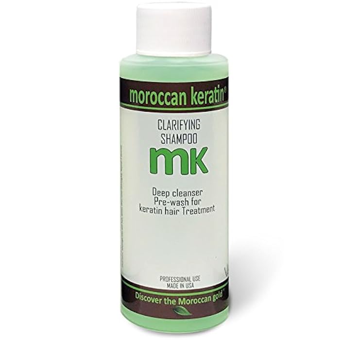 MOROCCAN KERATIN شامبو م clarifying لعلاجات شعر الكيراتين 4 أونصات - Image 1