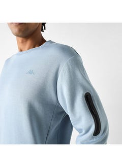 Kappa Kappa Solid Crew Neck Sweatshirt with Long Sleeves  - Image 4