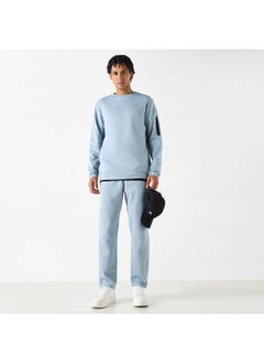 Kappa Kappa Solid Crew Neck Sweatshirt with Long Sleeves  - Image 2