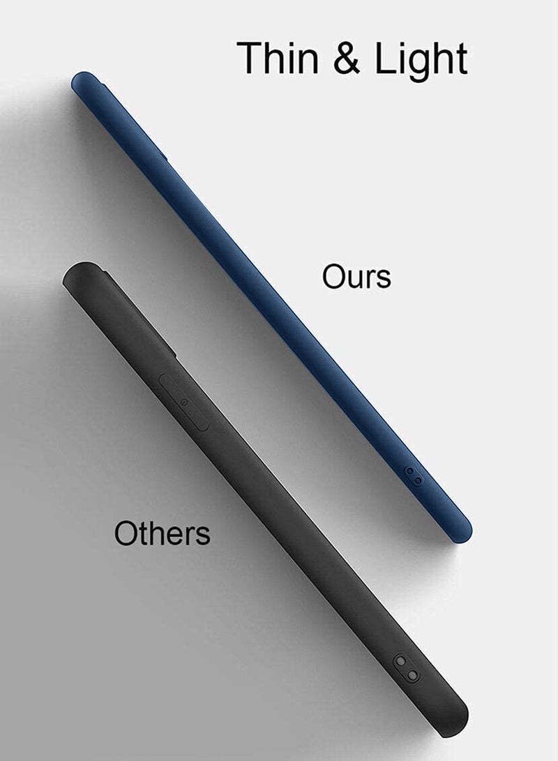 دبليو تيك غطاء واقي للهاتف من نوع OnePlus 13T 5G 2025 من السيليكون المرن TPU مع خلفية مصنوعة من مادة الكمبيوتر، مضاد للصدمات - شفاف/أزرق داكن - Image 4