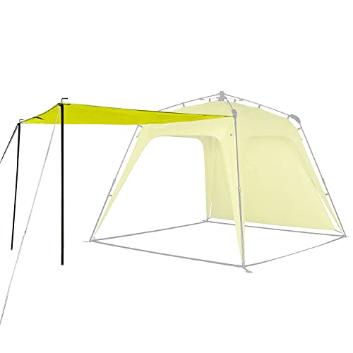 Mobihome Pop Up Canopy Sun Shelters Shade Tent Camping Canopy 82 X 82 Instant Portable Sports Cabana Umbrella Easy Setup and Take Down with Sun Protection and One Shade Wall Included Awning Green - Image 1