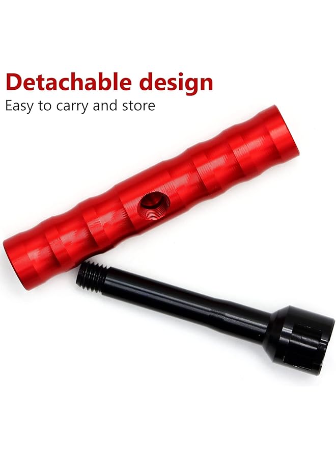 SYOSI T Shape Car Dent Repair Kit, , Car Paintless Dent Puller Dent Removal Tool Kit With 18 Blue Gasket Plastic Suction Cup, Portable Auto Body Tools Hammer Kits - Image 3