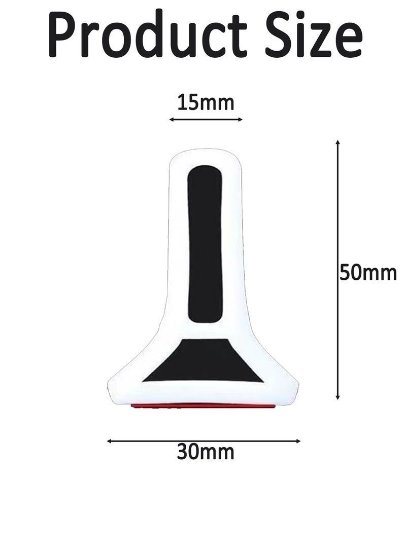 حاجز دش قابل للطي مع دعامة ذاتية اللصق - شريط مرن مانع للمياه بزاوية 360 درجة للفصل بين الرطب والجاف، سد سيليكون ناعم مناسب للقدم، سهل التنظيف، قابل للقص بنفسك، عتبة مانعة للتسرب للحمام والمطبخ والغسيل والمرحاض (أبيض) - Image 2