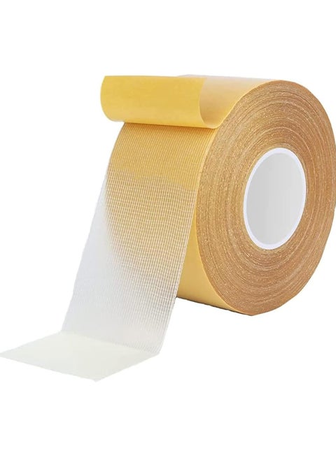 Double Sided Tape Heavy Duty, Universal High Tack Strong Wall Adhesive、Reusable Super Sticky Resistente Clear Tape, Used for pasting photos and fixing carpet mats（5 cm x 20m）