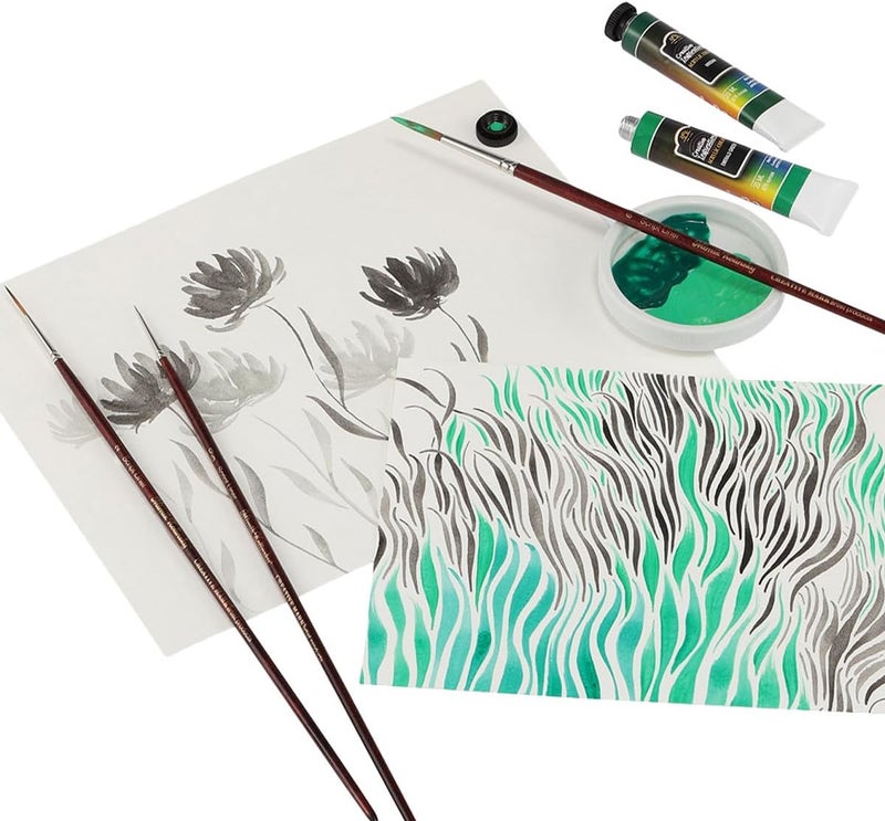Creative Mark Mimik Kolinsky Watercolor Brush - # 6 x 0 Script Liner - Short Handle Synthetic Paint Brush - Handmade in Germany - Synthetic Sable Paint Brushes for Artists - Animal-Friendly - Image 5