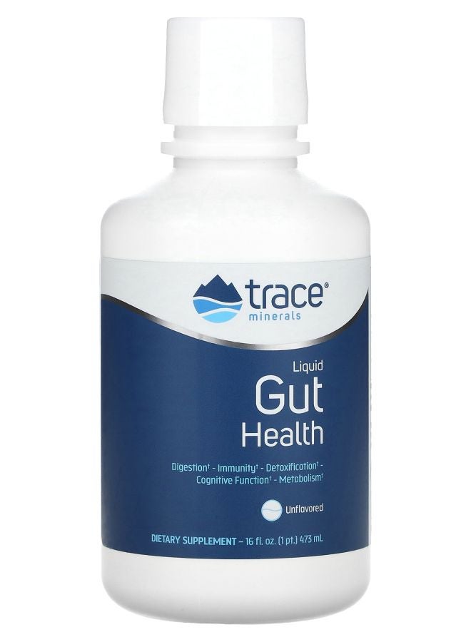 Trace Minerals Liquid Gut Health Unflavored 16 fl oz (473 ml)